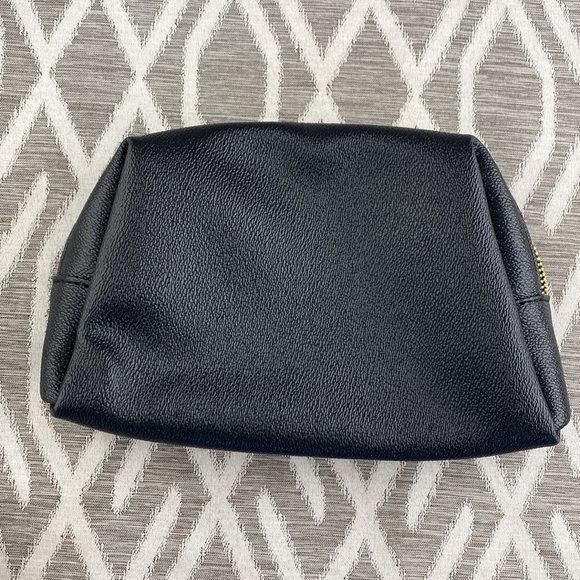 bareMinerals Cosmetic Zip Pouch Black NWT New With Tags - Picture 5 of 6